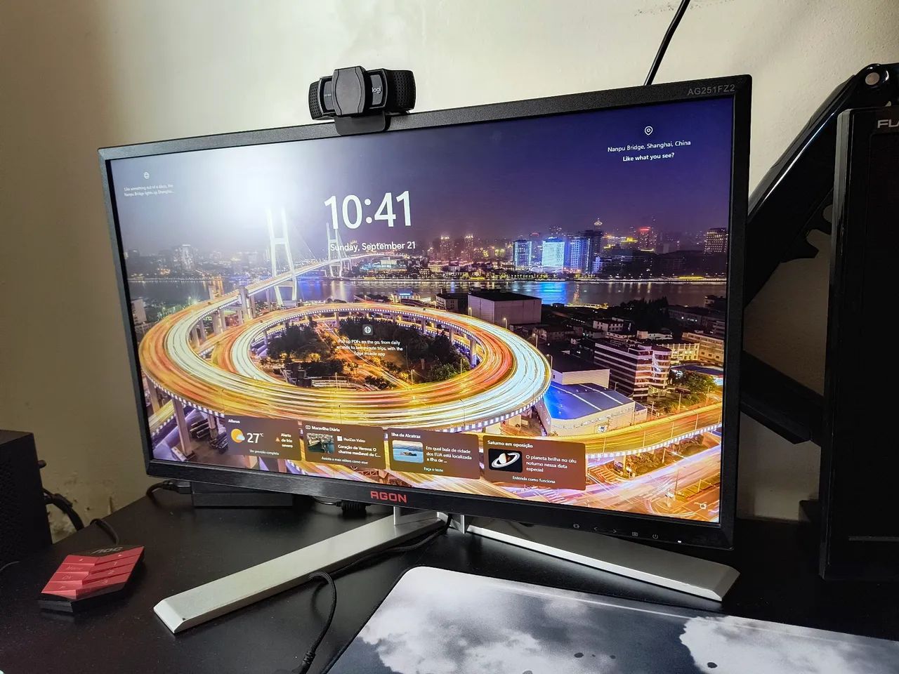 Monitor Gamer AOC Agon LED 240Hz Freesync FHD