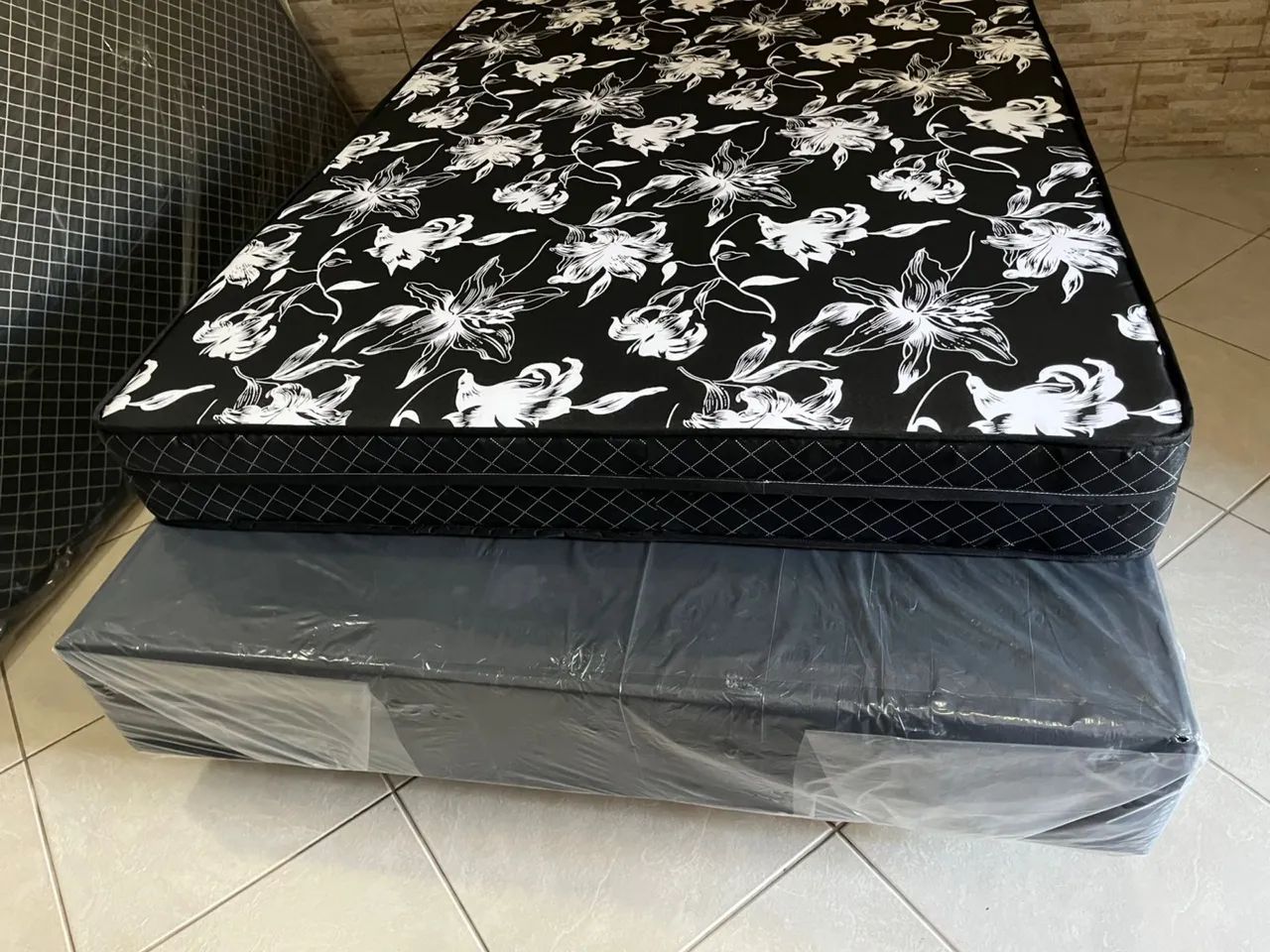 Cama box casal de espuma 100% 1.88x1.38 - Foto 3