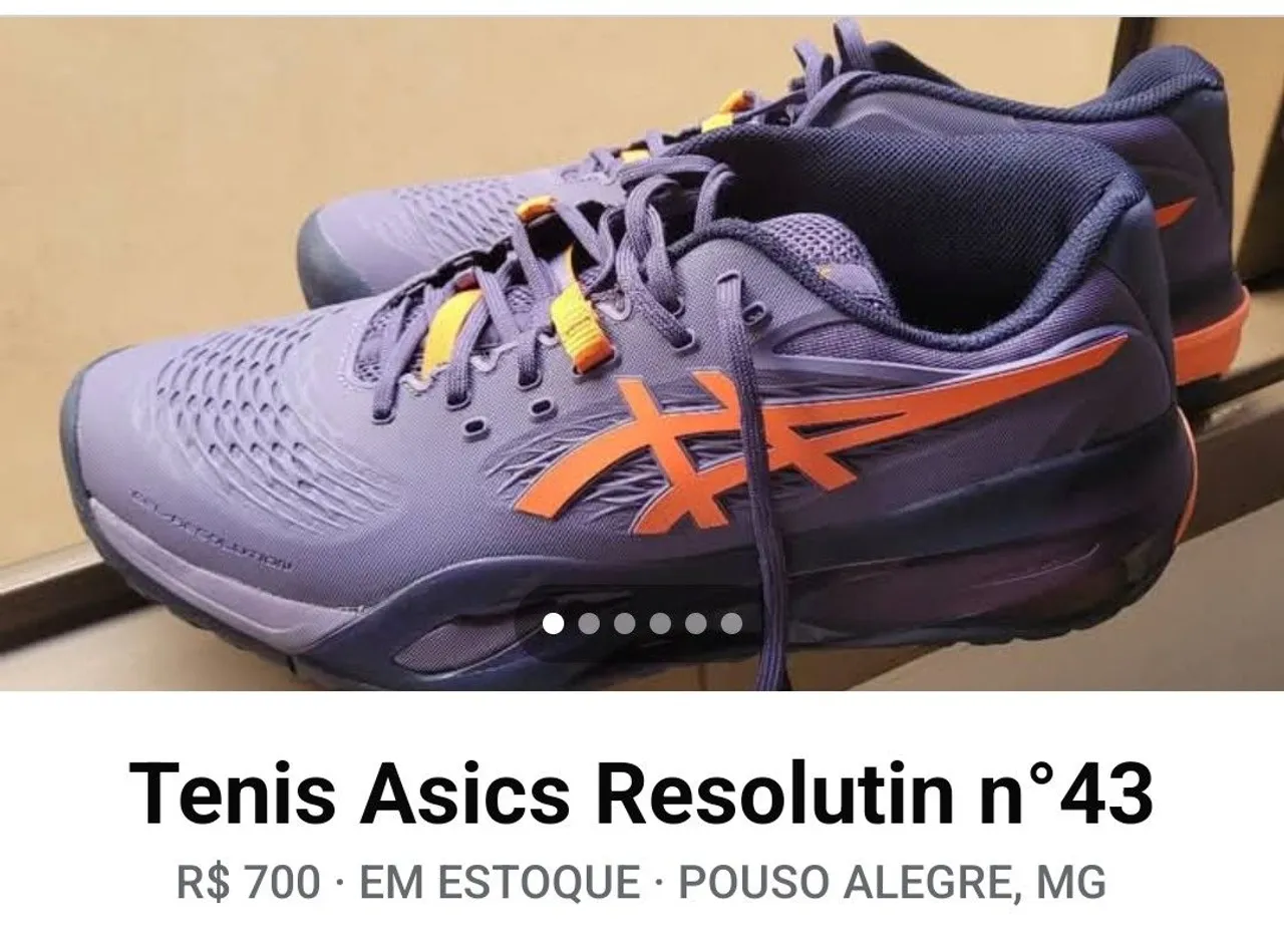 Tênis Asics Resolution n°43