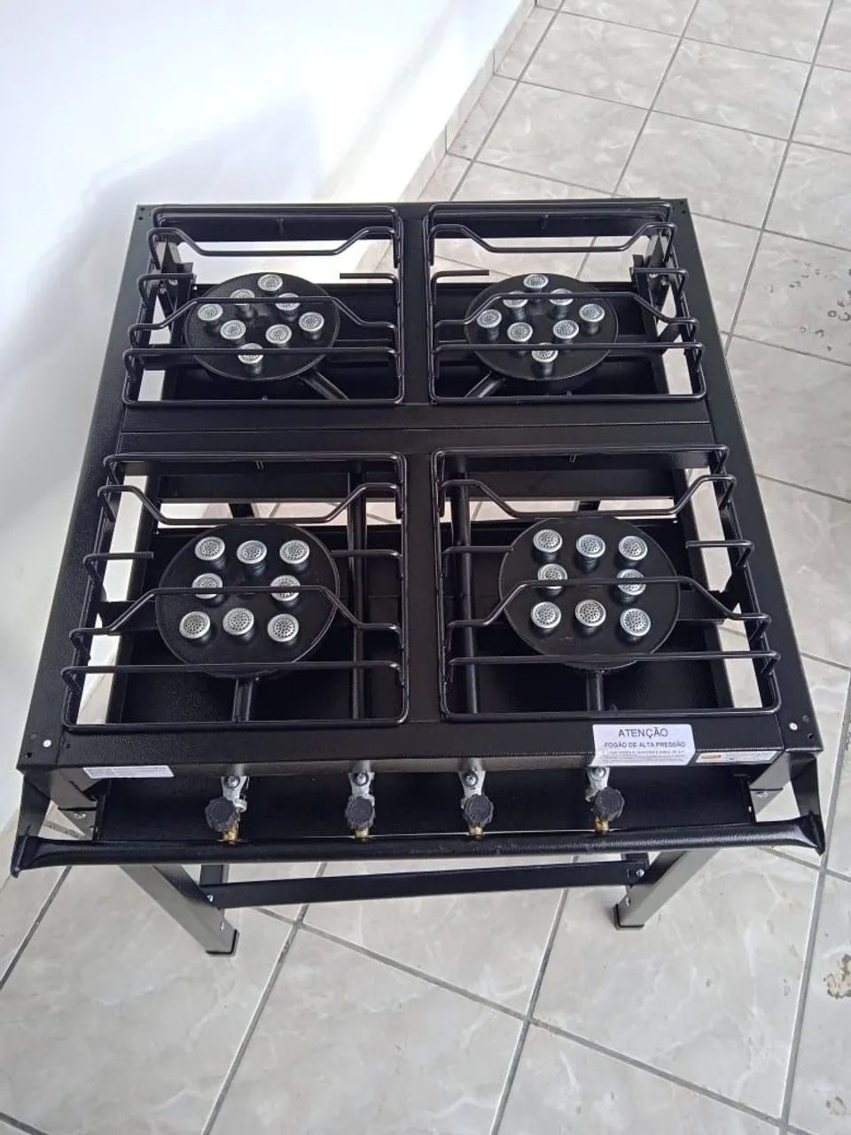 Fogão de 4 bocas de alta pressão, novo, promoção.  - Foto 3