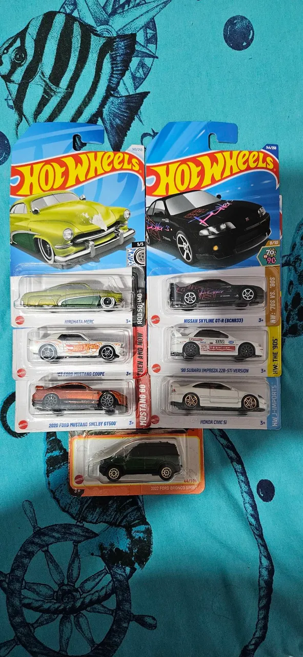 Lote de Carrinhos HotWheels