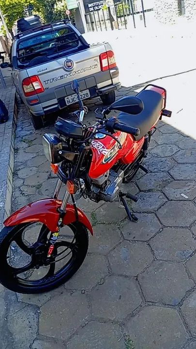 Honda CG 125 - Vermelha - Ótimo estado - Foto 5