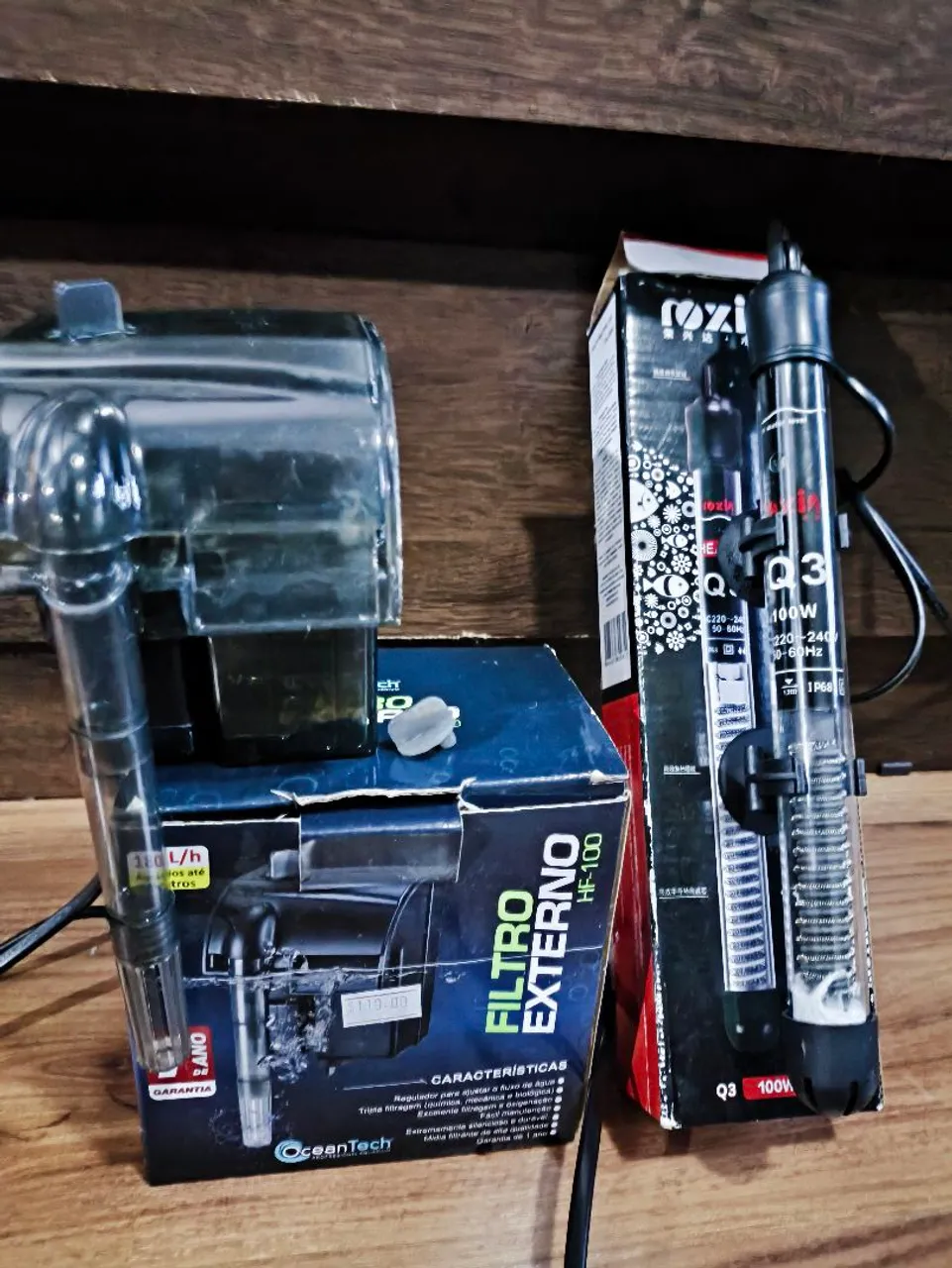 Kit Essencial para Aquários: Filtro + Termostato