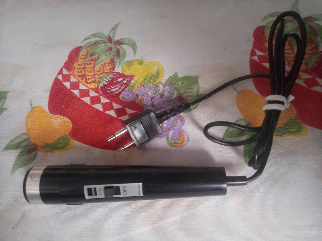 Microfone com Fio para Gravador antigo - Foto 5