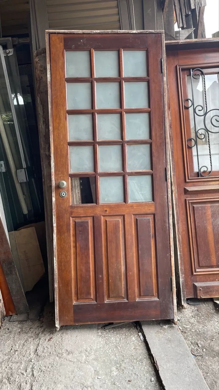 Porta de Madeira Maciça - 0,80 x 2,1064750514351233123