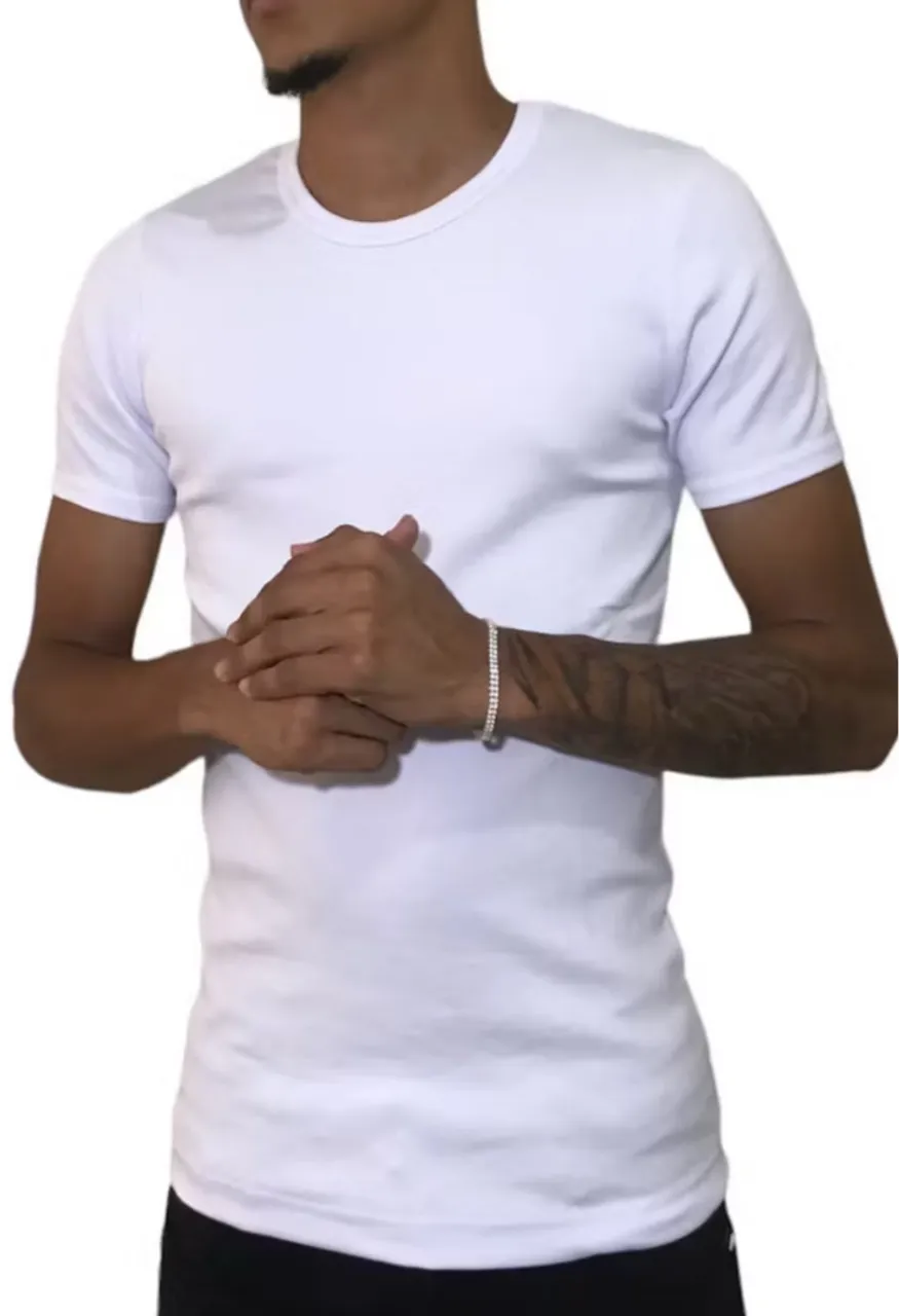 Camisetas Canelada Americana Cores