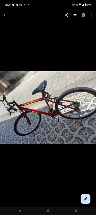 Bicicleta aro 26 com marcha  
