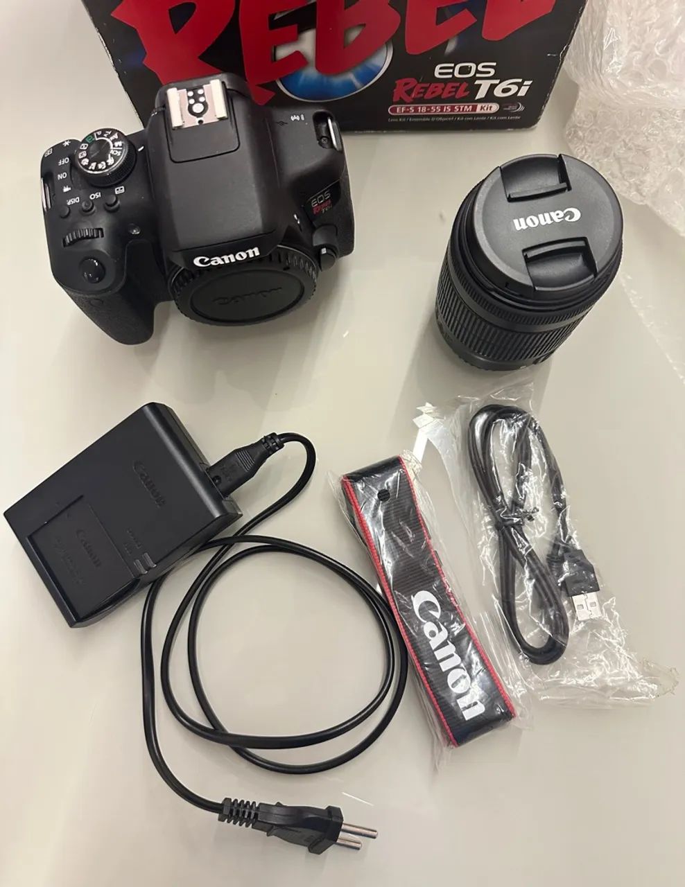 Canon T6i + Lente 18-55mm (KIT FILMAGEM) - Foto 6
