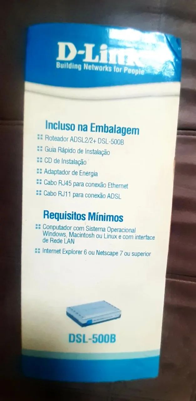 Roteador Adsl2/2+ Dlink Dsl-500B (na caixa) - Foto 3