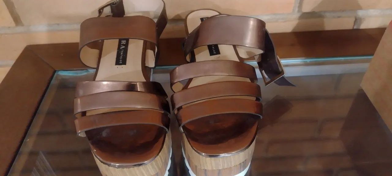 Sandálias plataforma marrom64628725538562120