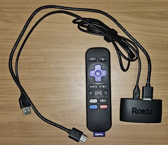 Roku Express Full HD Streaming Com Controle Remoto Funciona Perfeitamente