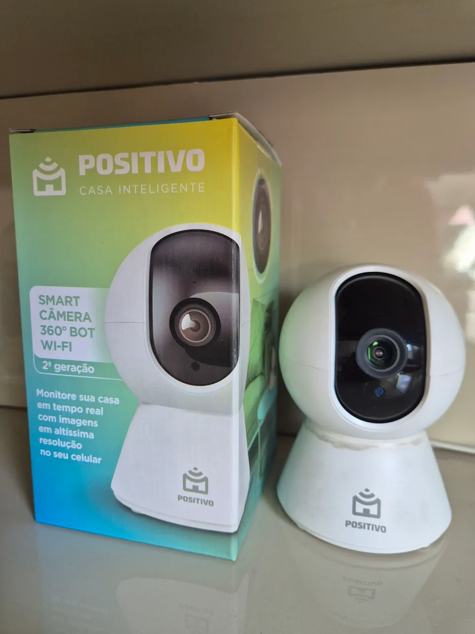 Câmera de Segurança Smart 360° Positivo Wi-Fi