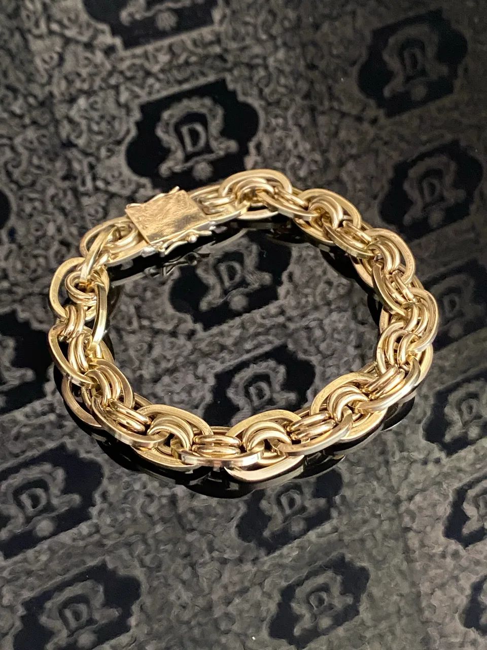 Pulseira Imperador em Ouro 18K 22 gramas - LIQUIDANDO - Foto 3