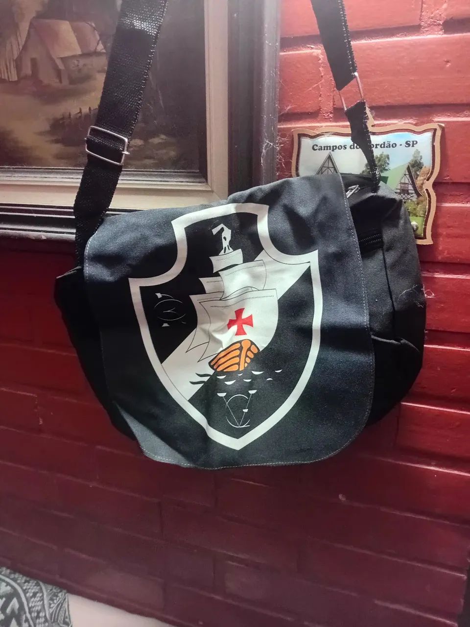 Bolsa de ombro e saco personalizado do vasco!