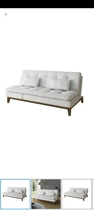 Sofá Cama 3 lugares - SemiNovo