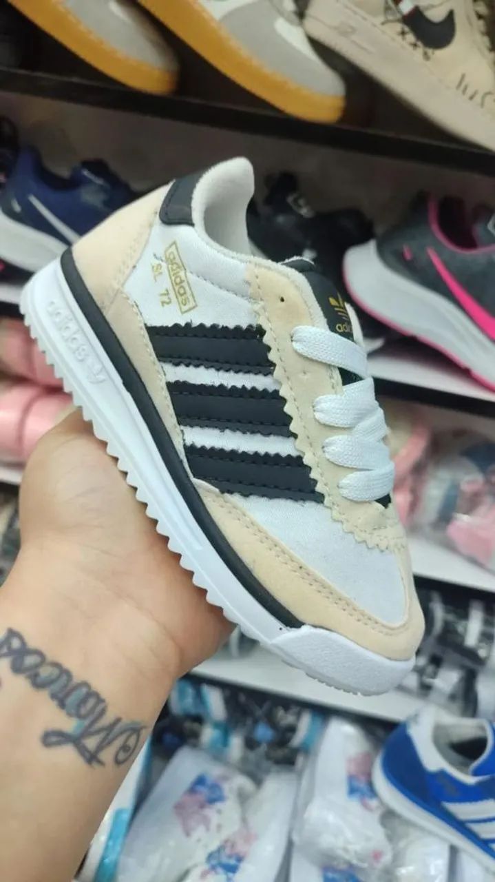 Tênis Adidas SL 72 - Azul e Branco - Foto 3
