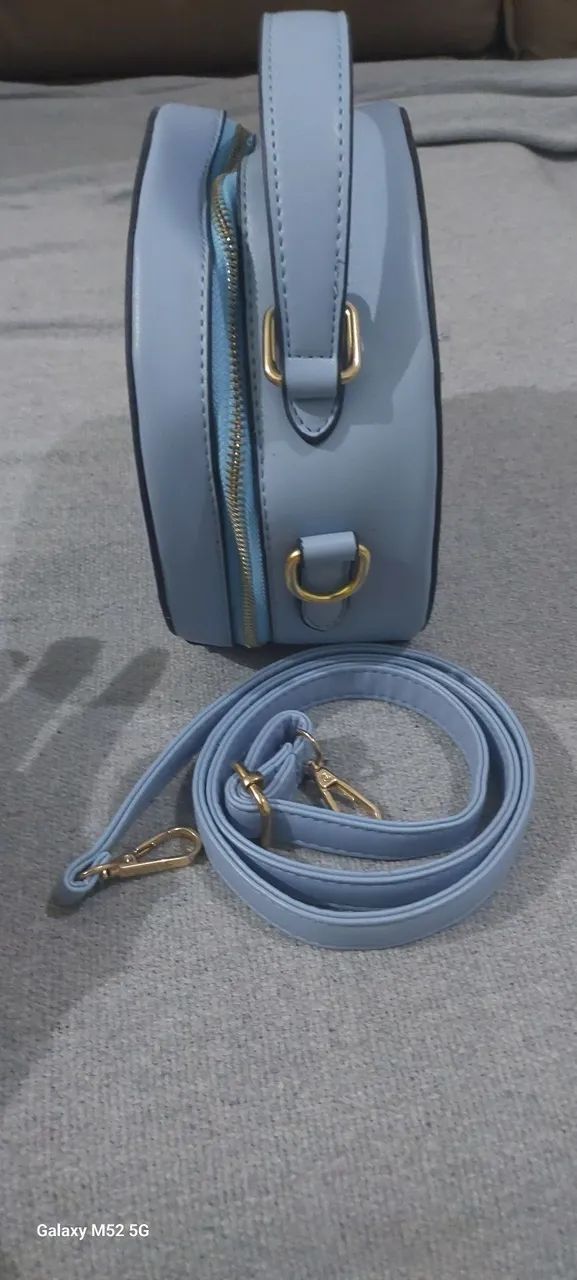 Bolsa linda redonda com bordado  - Foto 4