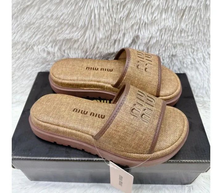 Chinelo Slide Miu Miu 36 - Foto 3