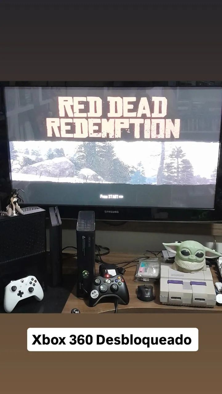 Xbox 360 desb, com 40 jogos