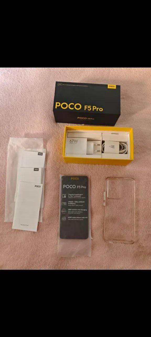 Xiomi Poco F5 pro top de linha pouco tempo de uso