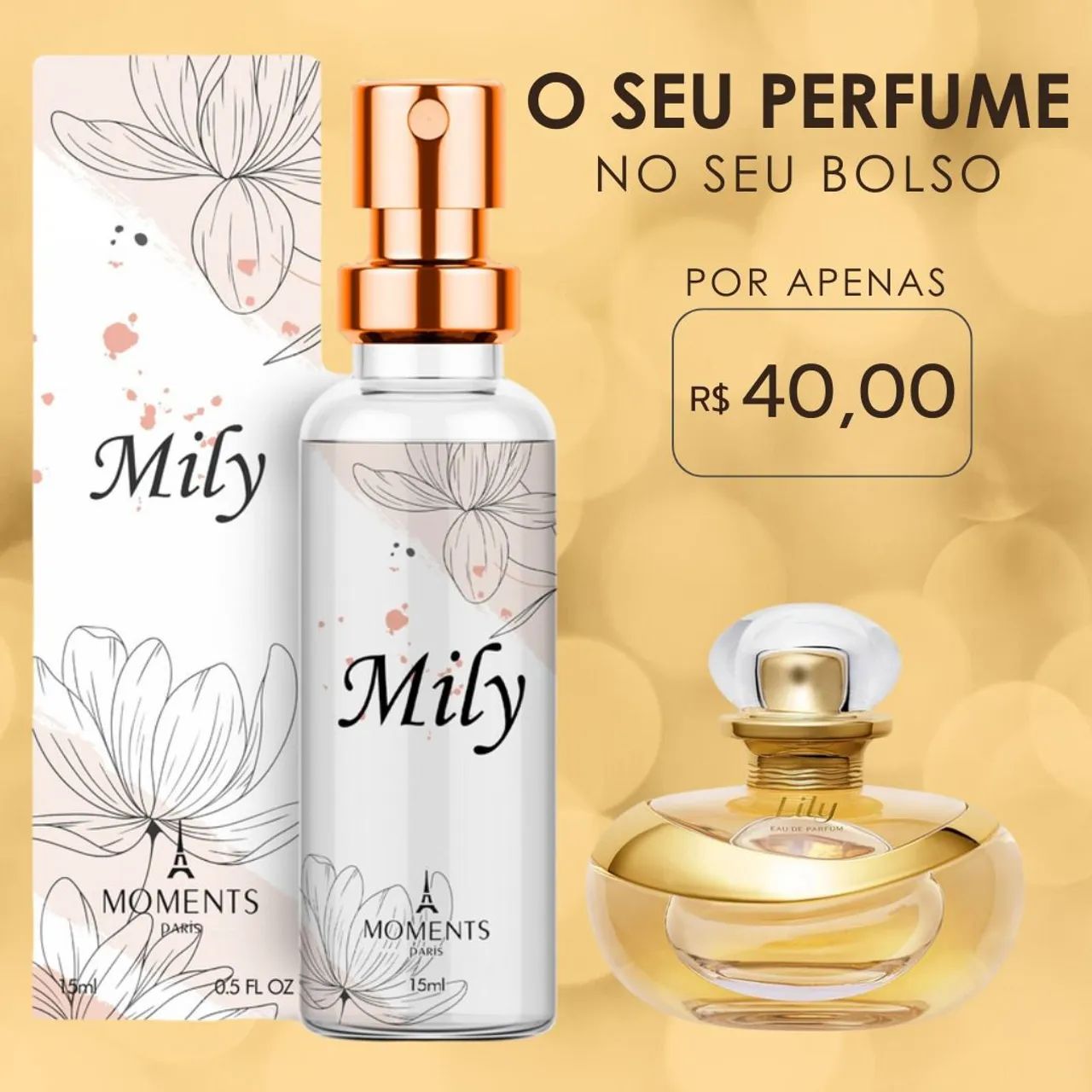Perfume de bolso moments paris - Beleza e Cuidados Pessoais