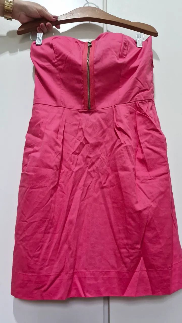Vestido "tomara que caia" rosa - Cantão - Foto 2