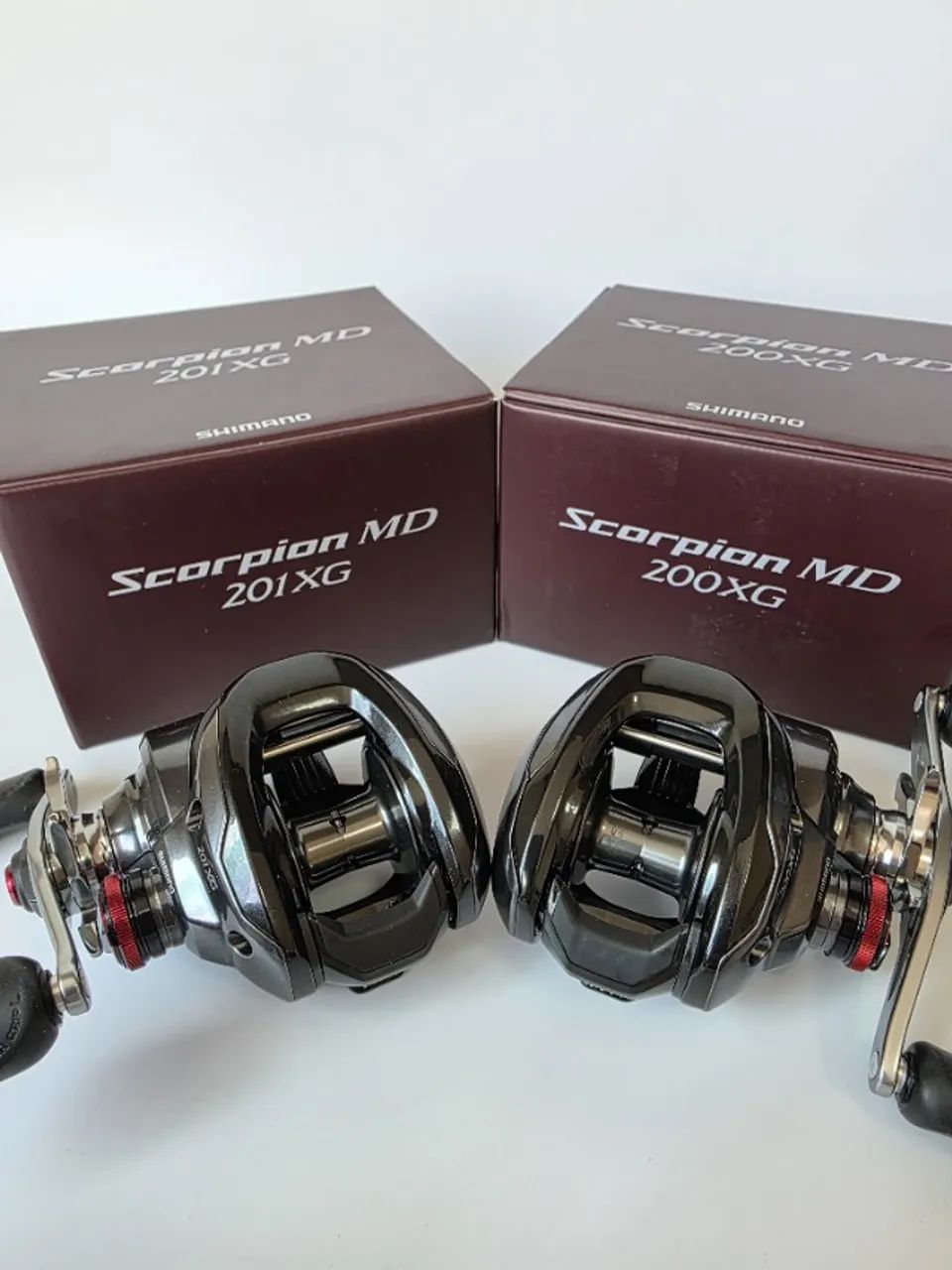 SHIMANO Scorpion MD 201XG リール Carretilha Shimano Scorpion Md 201xg Esquerda