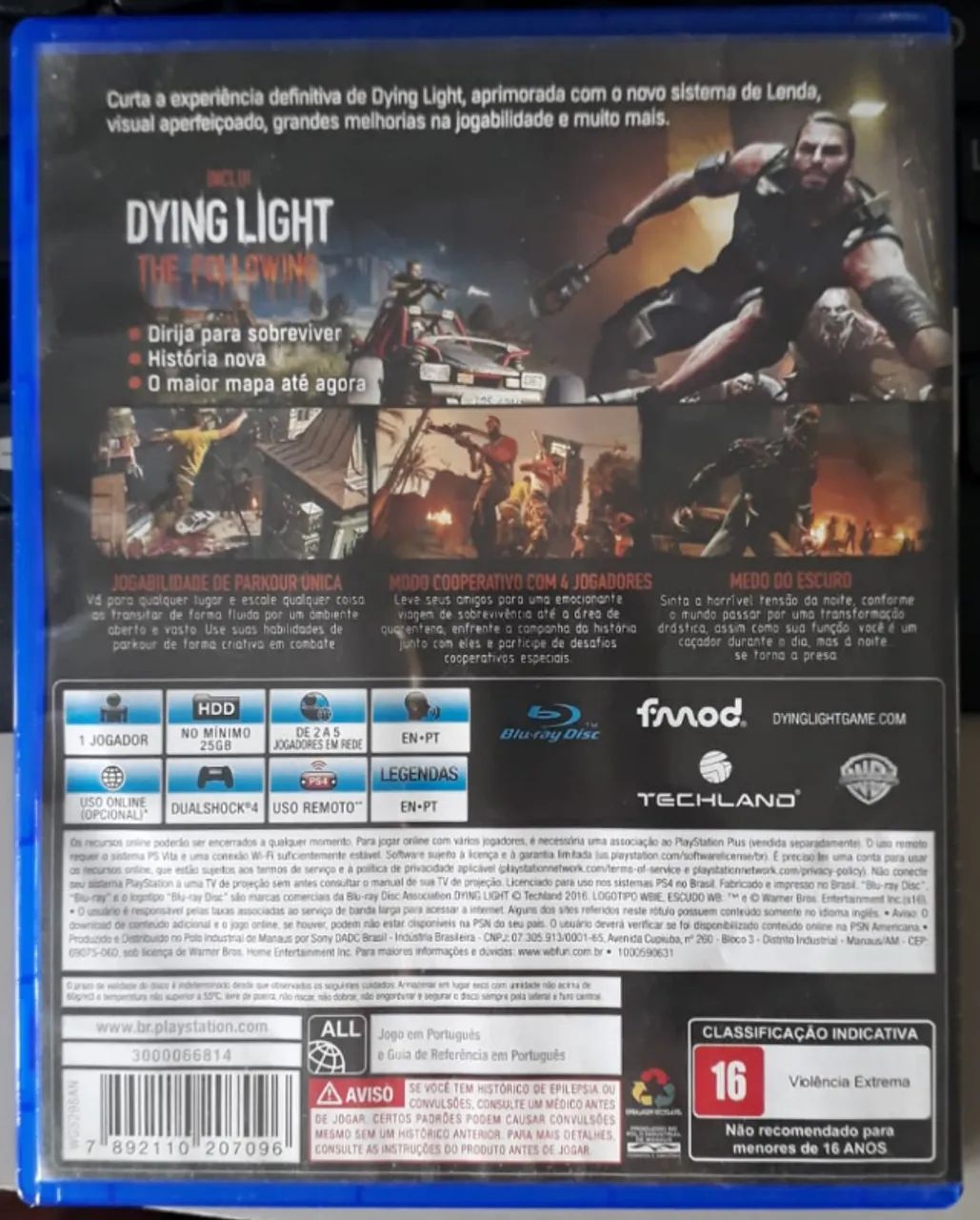 JOGO PS4 - Dying Light The Following Seminovo - Ps4 (Usado) - Foto 2