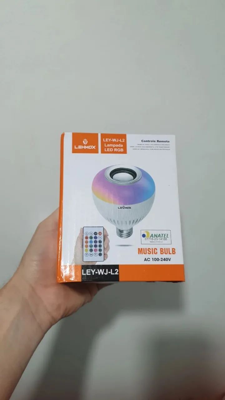 Lâmpada musical Bluetooth 