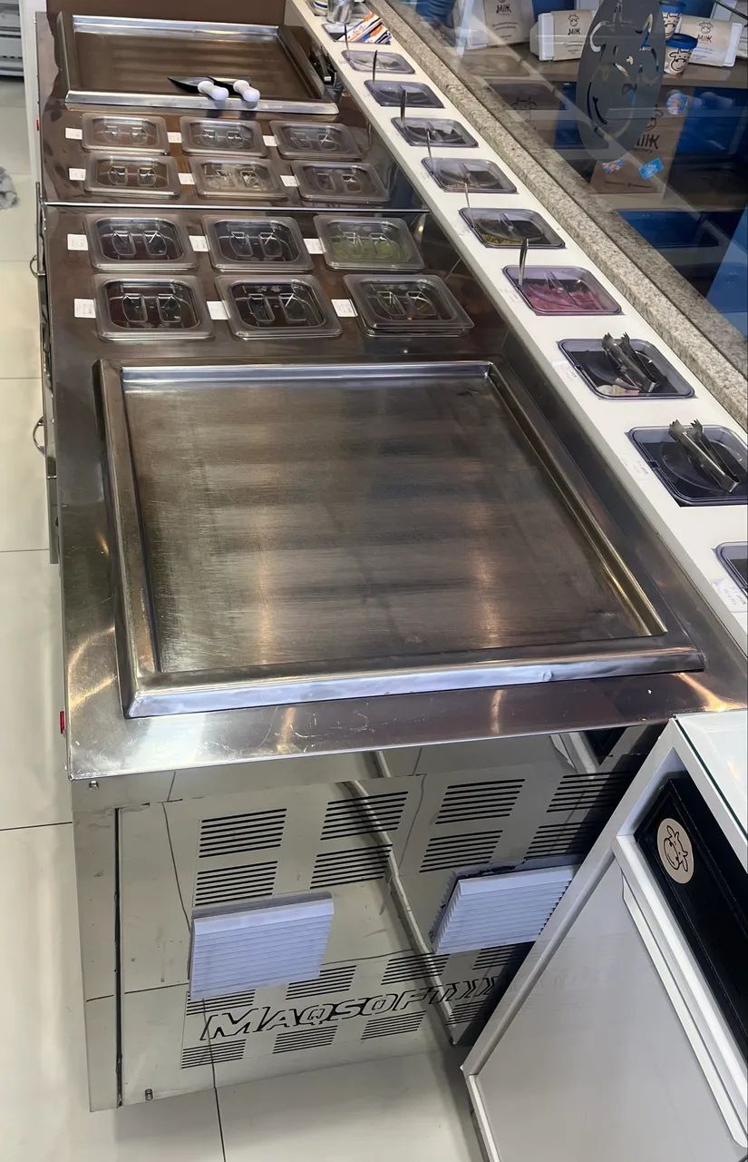 Máquina de Sorvete Tailandês - Foto 3