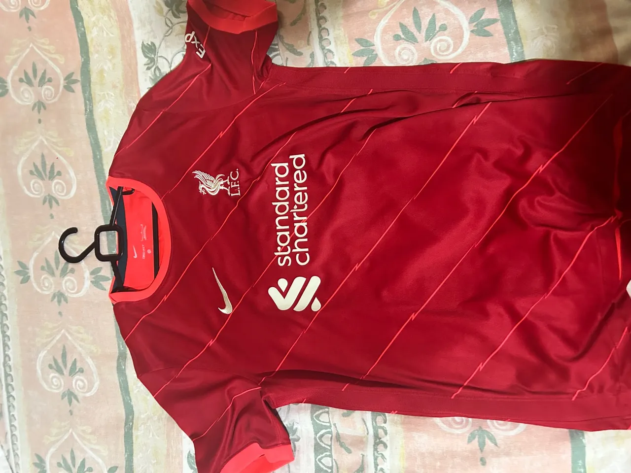 Camisa Nike Liverpool I 2021/22 Torcedor Pro Masculina