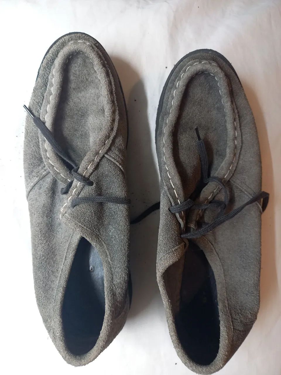 Sapato Mocassim Cinza 