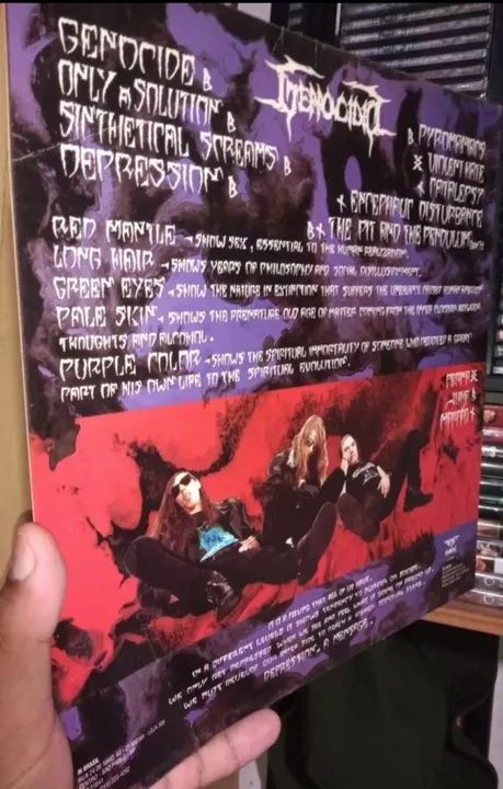 Capa sem o Disco - Banda Genocid - Foto 2