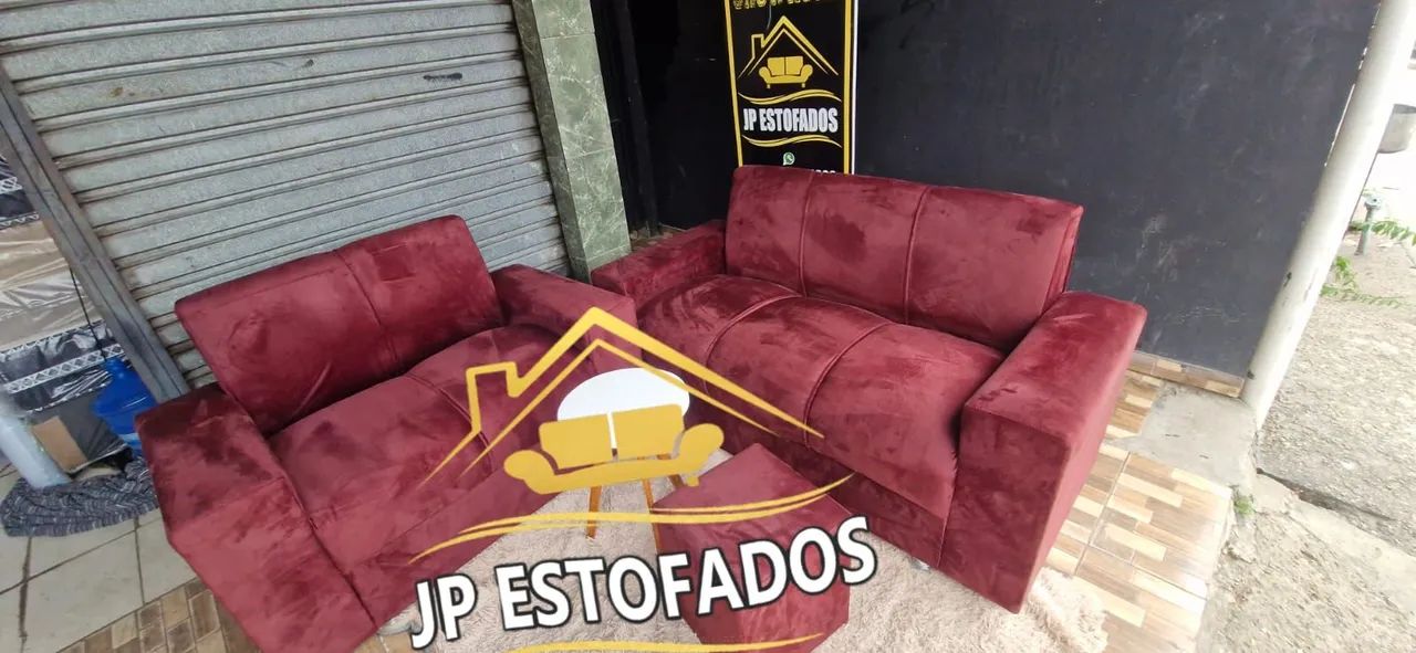 JOGO DE SOFÁ 2 E 3 LUGARES ENTREGA GRÁTIS  - Foto 2