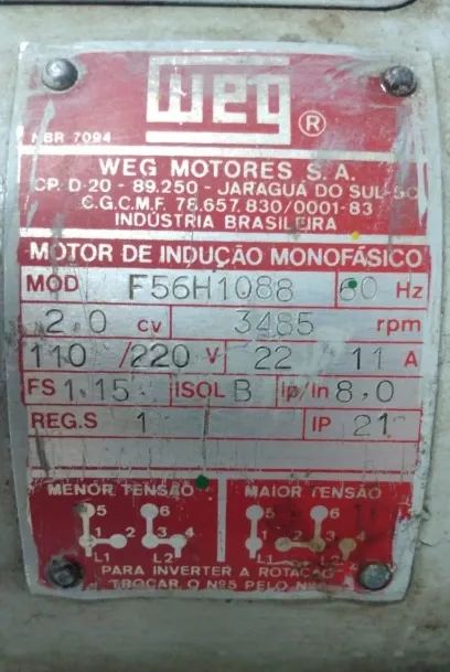 MOTOR ELÉTRICO MAIS EIXO MANCAL - Foto 2