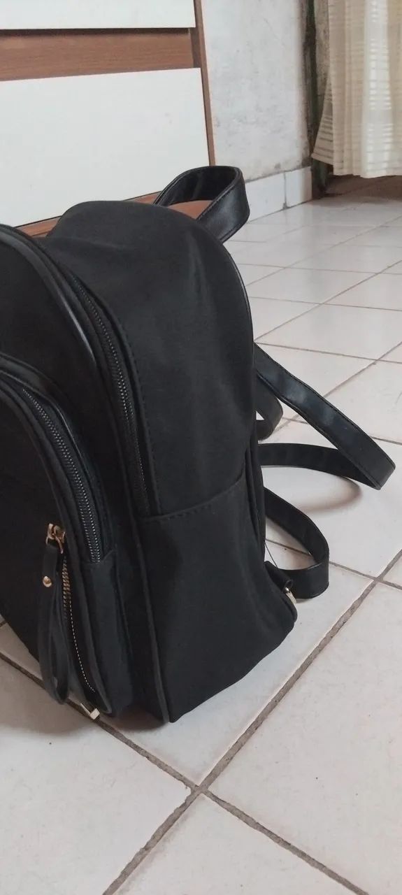 Bolsa Mochila LC Winni Preta - Foto 3
