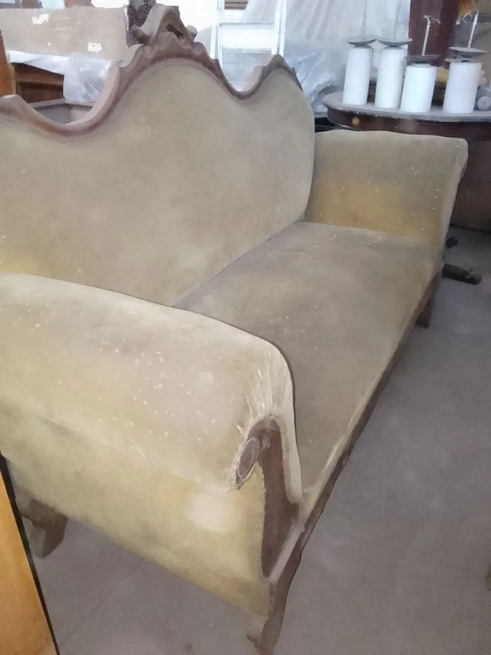 Antigo sofá alemão anos 50 - Foto 4