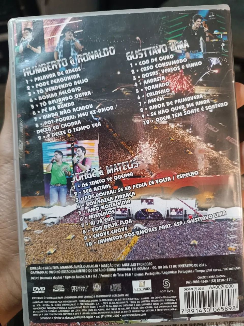 Noite e dia ao vivo em Goiânia - dvd sertanejo  - Foto 2