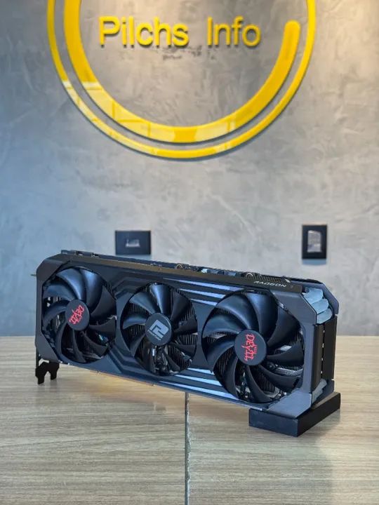 RX 6700 XT 12GB Red Devil Sem Caixa - Loja física - Garantia - Olx Pay - Foto 2