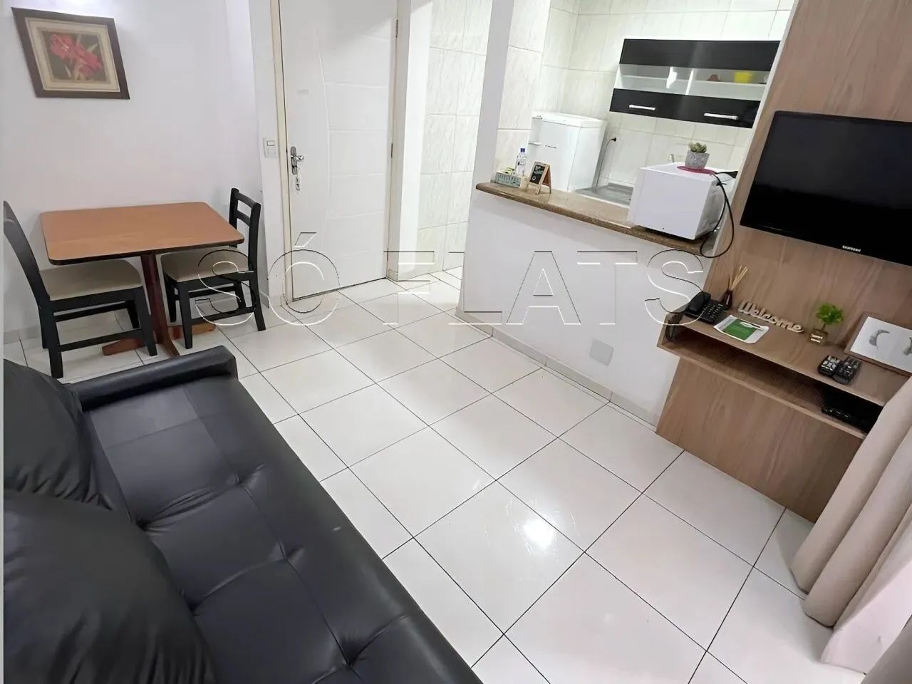 Flat Santa Monica disponível para venda com 33m², 01 dorm e 01 vaga de garagem - Foto 3