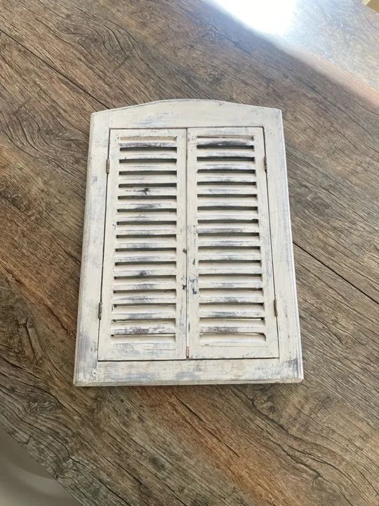 Espelho de madeira vintage retrô decoração  - Foto 2