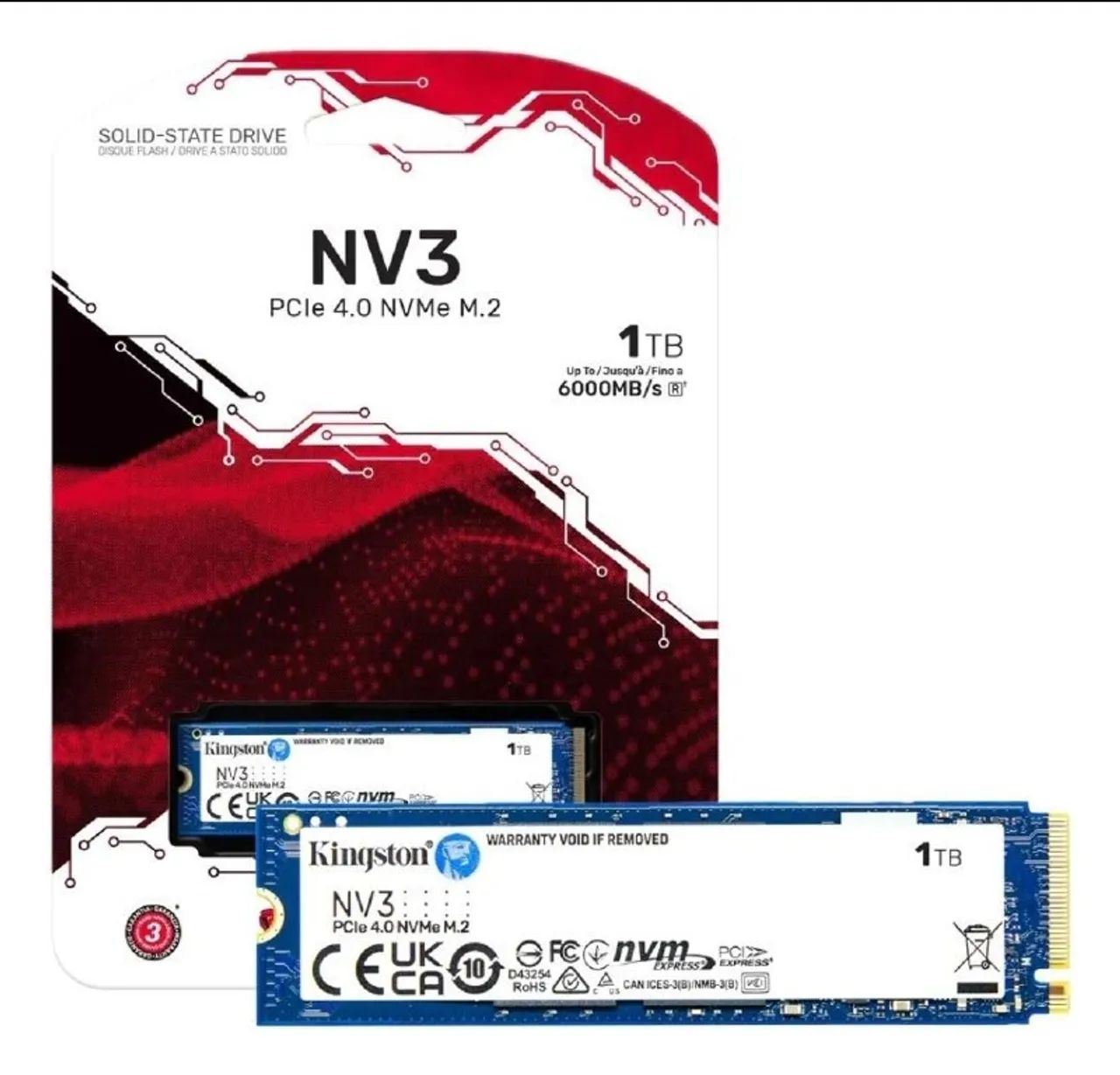 SSD NV3 Kingston 1TB PCIe 4.0 NVMe M.2