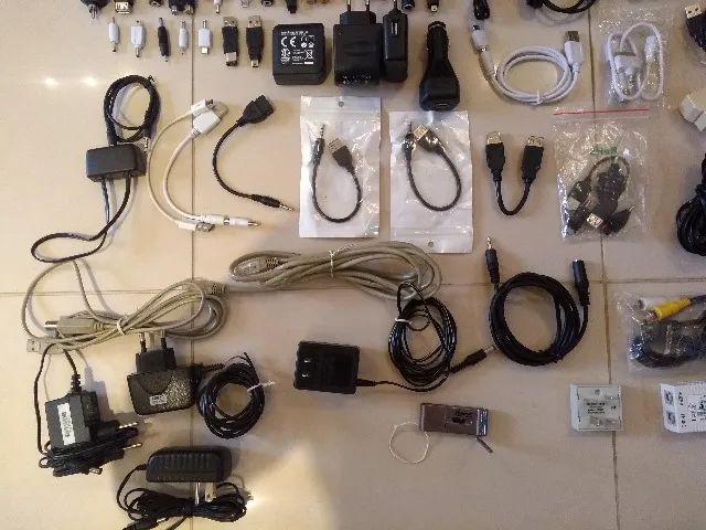 Cabos, Adaptadores, conexões diversas. Computadores, celulares. Todos os produtos estão di - Foto 2