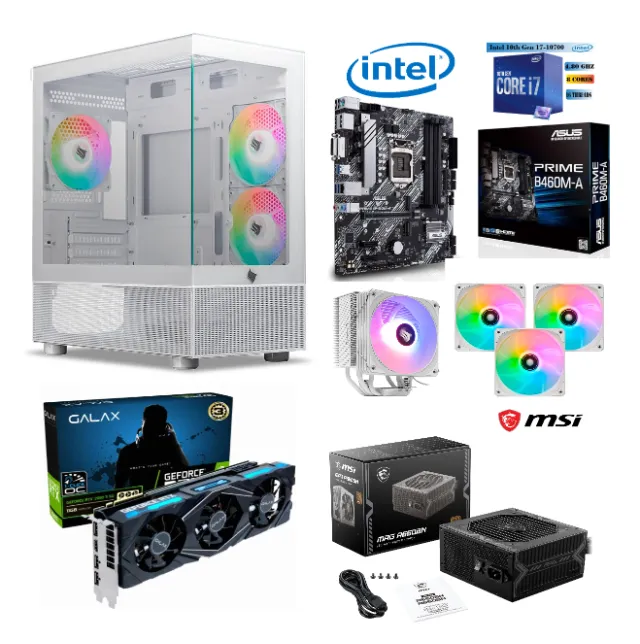 Cpu Gamer i7 10700 com 32Gb de Ram DDR4 + Rtx 2080 Ti 11Gb Gddr6 na Cx com Garantia.