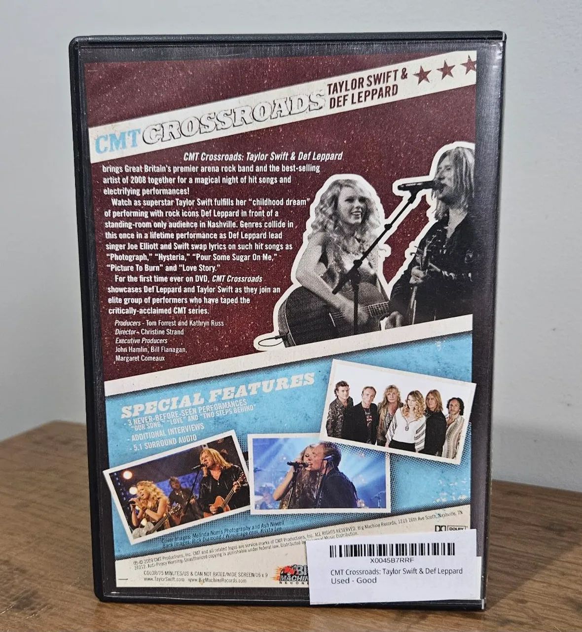 DVD Crossroads: Taylor Swift & Deff Leppard - Foto 3