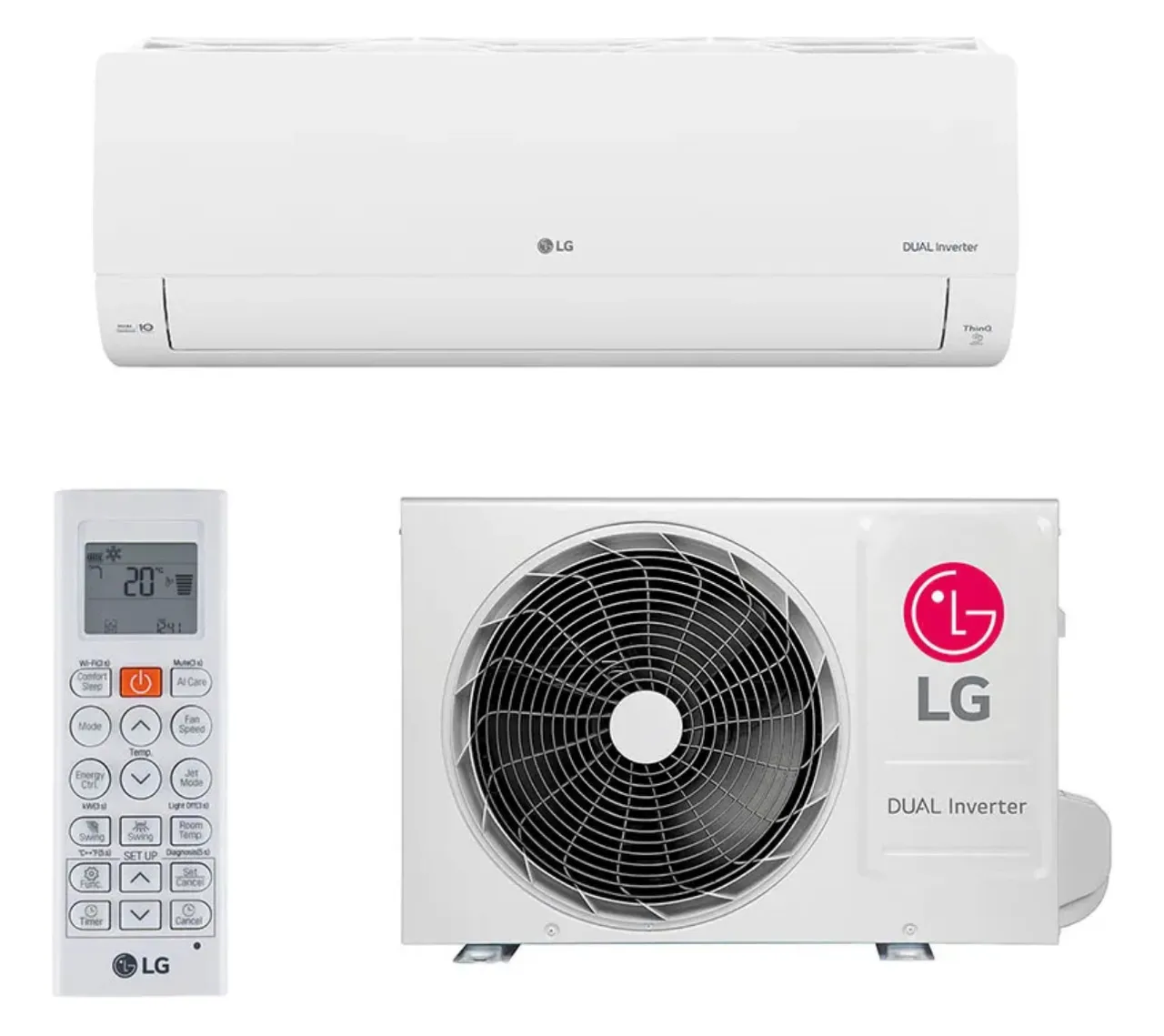Ar Condicionado Split LG Dual Inverter 12000btus