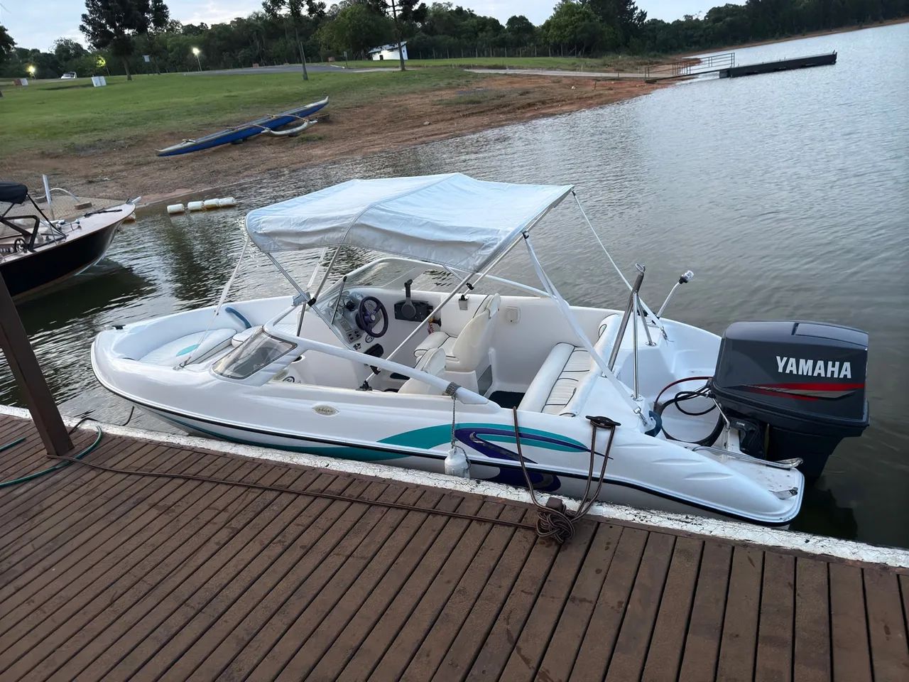 Lancha Focker 160 motor Yamaha 85hp impecável - oportunidade! - Foto 4