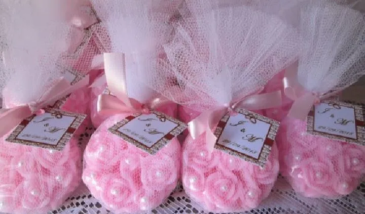 Lembrancinhas Rosa - Casamento/Aniversário