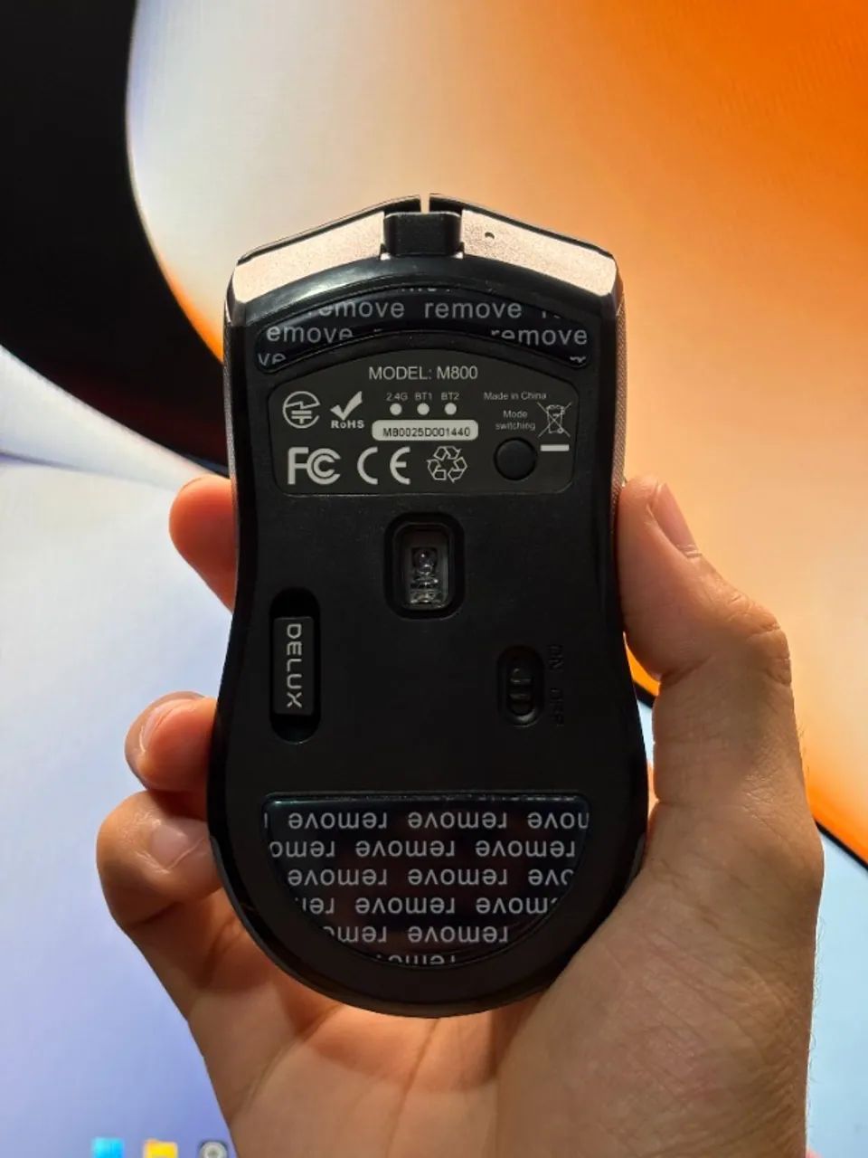 Delux M800 Pro – Wireless Gaming Mouse, 26,000 DPI – Black64617796072449121