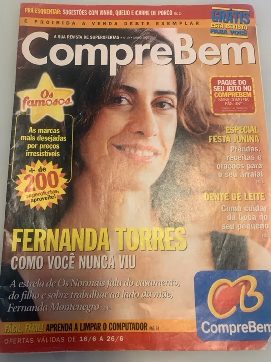 Revista Compre Bem 2005 - com Fernanda Torres
